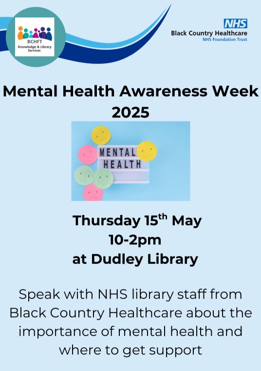Dudley Library - Mental Health Awareness Week